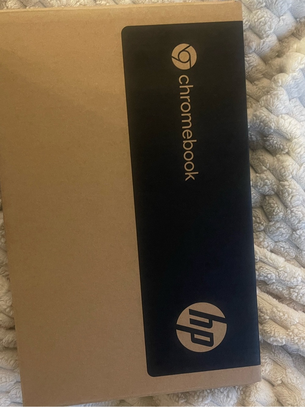 HP Bath & Body Bottle in White and Gold Packaging